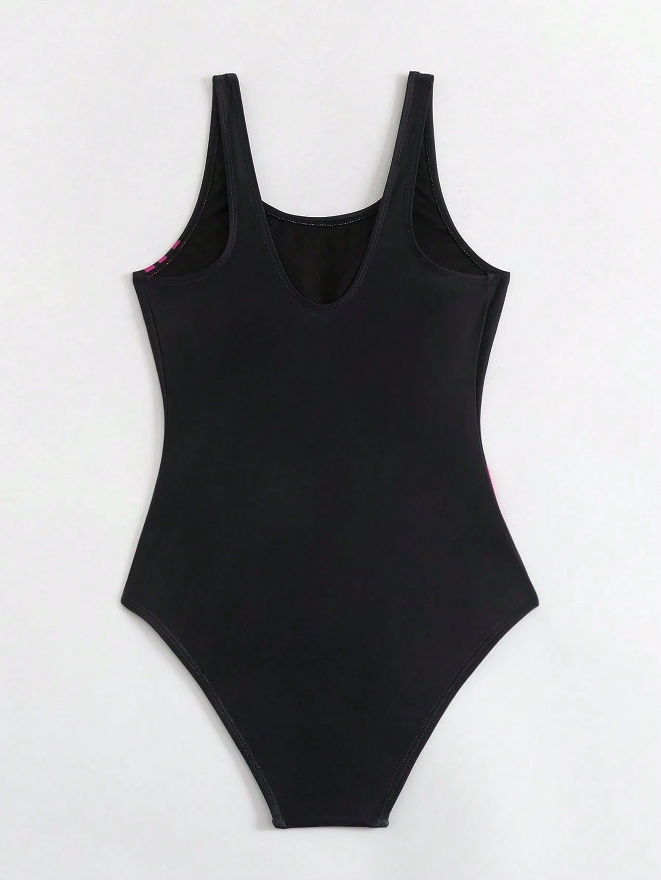 Swim SPRTY Summer Beach Women Splice Holiday Wear One-Piece Swimsuit
