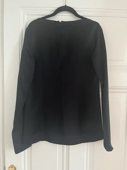 Toteme Long Sleeve Satin-topp