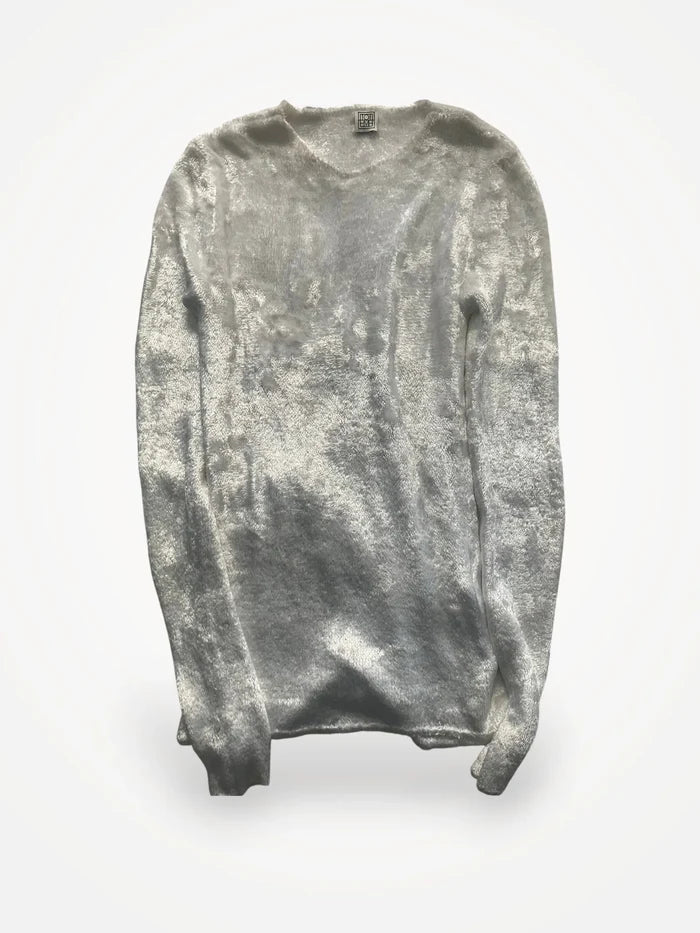 Toteme Slim Chenille Knit-tröja