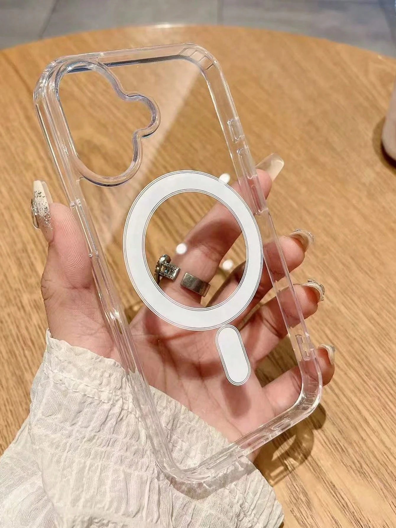 Transparent Magnetic Charging Case Compatible With Iphone 17/15, Compatible With Apple 16 Pro Max, 15 Plus, Anti-Fall 13 Pro Max, Minimalist 12, Ultra-Thin 14 Phone Protective Cover