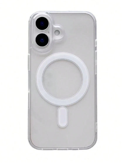 Transparent Magnetic Charging Case Compatible With Iphone 17/15, Compatible With Apple 16 Pro Max, 15 Plus, Anti-Fall 13 Pro Max, Minimalist 12, Ultra-Thin 14 Phone Protective Cover