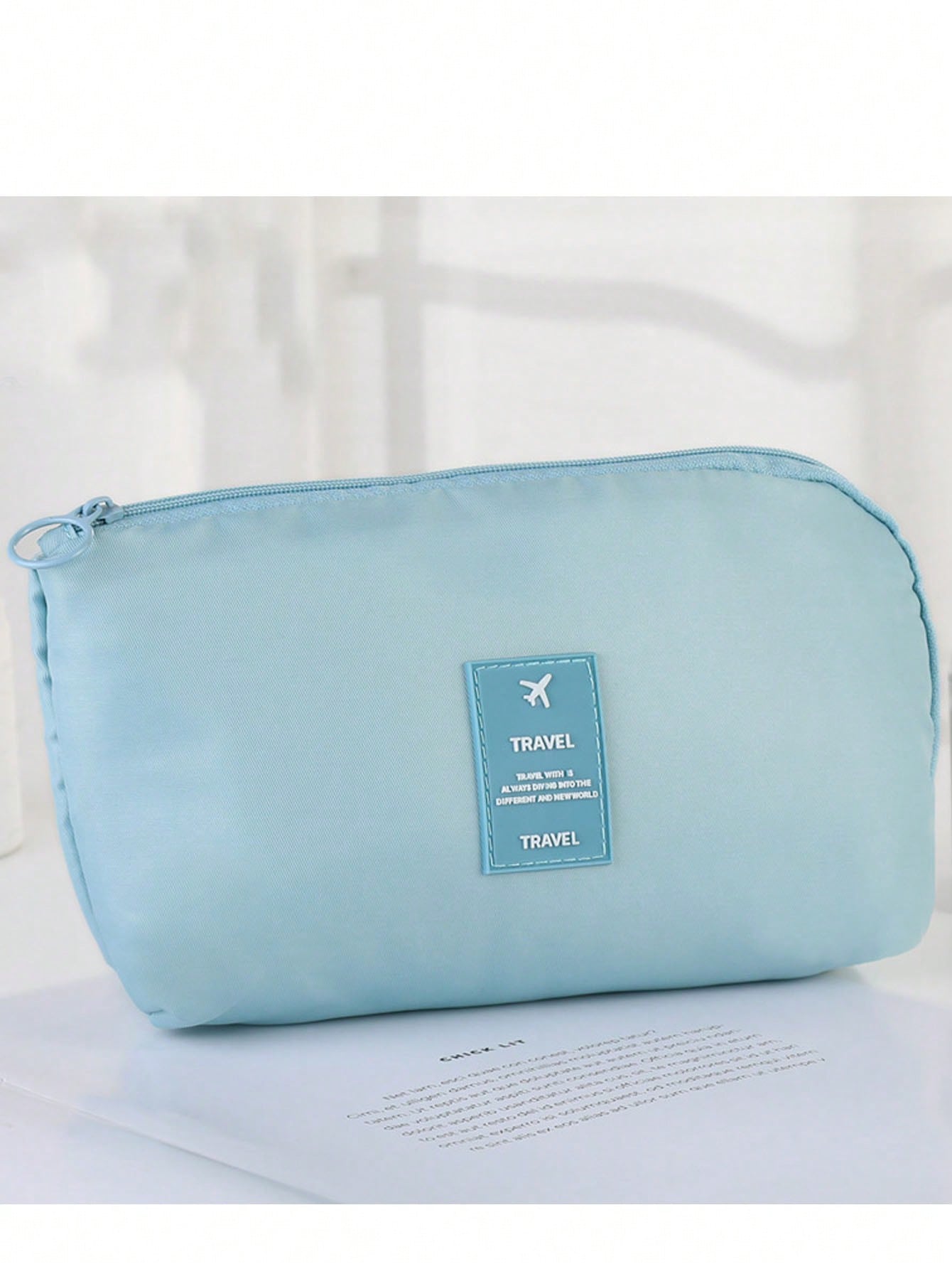 Travel Business Digital Storage Bag With Multiple Pockets For Power Bank, Data Cable, Charger, Makeup, Portable Organizertiffany Blue Spring And Summer Bright And Warm Spring Minimalist Wireless Earph