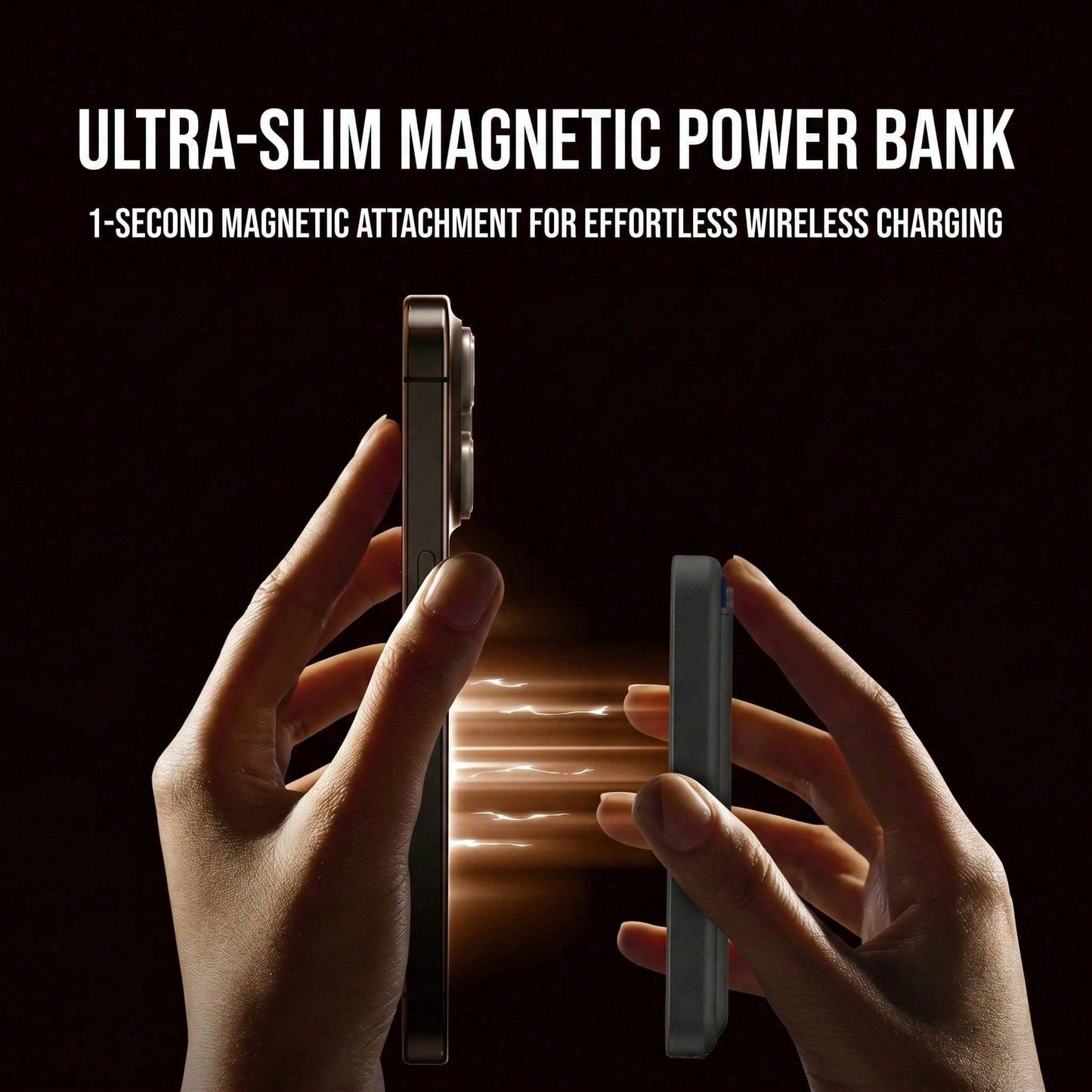 Travel Ready Magnetic Wireless Portable Charger 5000mAh With Credit Card Slot 15W Magnetic Wireless Charging 20W PD Wired Fast Charging Compact Phone Battery Pack Compatible With IPhone 15 14 13 12 Pr