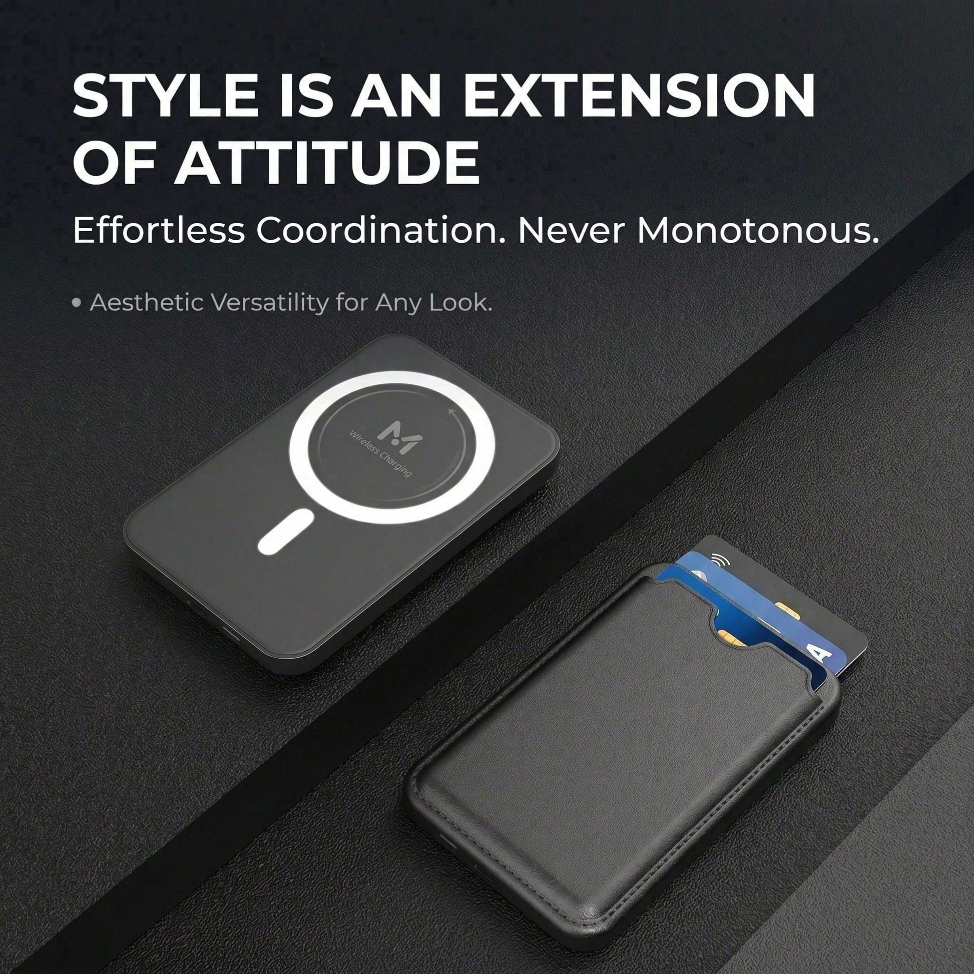 Travel Ready Magnetic Wireless Portable Charger 5000mAh With Credit Card Slot 15W Magnetic Wireless Charging 20W PD Wired Fast Charging Compact Phone Battery Pack Compatible With IPhone 15 14 13 12 Pr