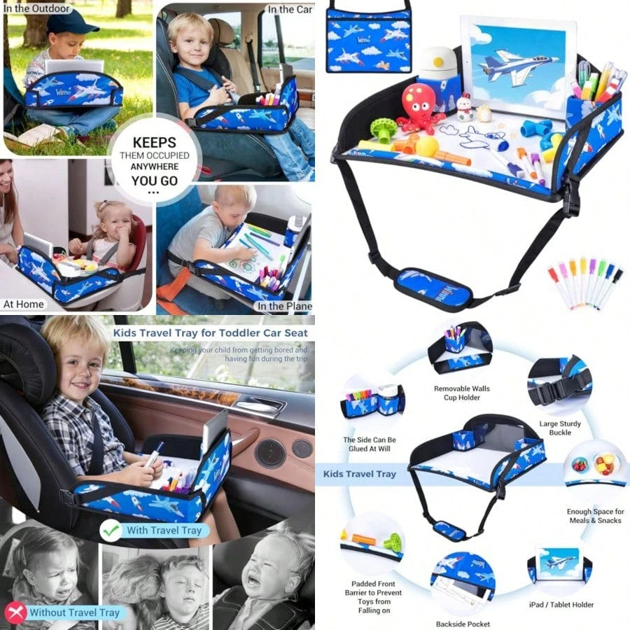 Travel Tray For Toddler Car Seat Travel Tray For Airplane Toddler Car Seat Lap Tray Carseat Table Tray For Travel Activities