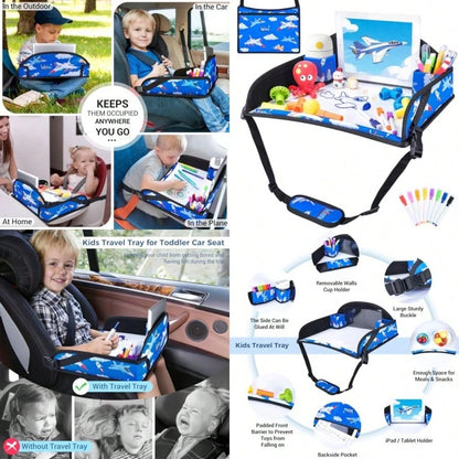 Travel Tray For Toddler Car Seat Travel Tray For Airplane Toddler Car Seat Lap Tray Carseat Table Tray For Travel Activities