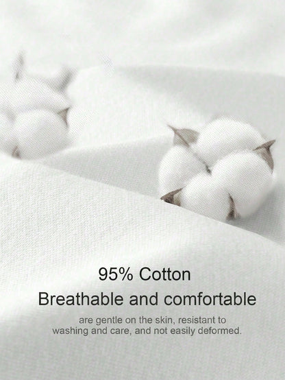 Tseoso 3pcs Black & White Casual Long Sleeve Fitted T-Shirt Set, Suitable For Autumn & Winter, 95%Cotton 3 Packs Tops Cotton Shirts Women Tight Basic