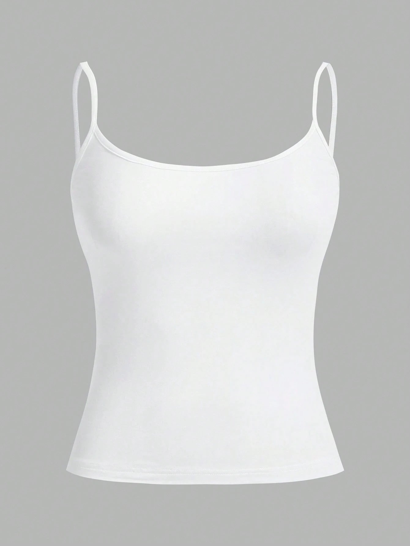 Tseoso 3pcs/Set Casual Slim-Fit Women's Camisole Tops,95% Cotton Black And White,Summer,Basic,Everyday Tank Tops With Built In Bra,Fitted Vintage Cute Tops