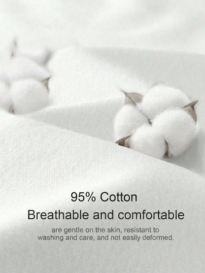Tseoso 3pcs/Set Casual Slim-Fit Women's Camisole Tops,95% Cotton Black And White,Summer,Basic,Everyday Tank Tops With Built In Bra,Fitted Vintage Cute Tops