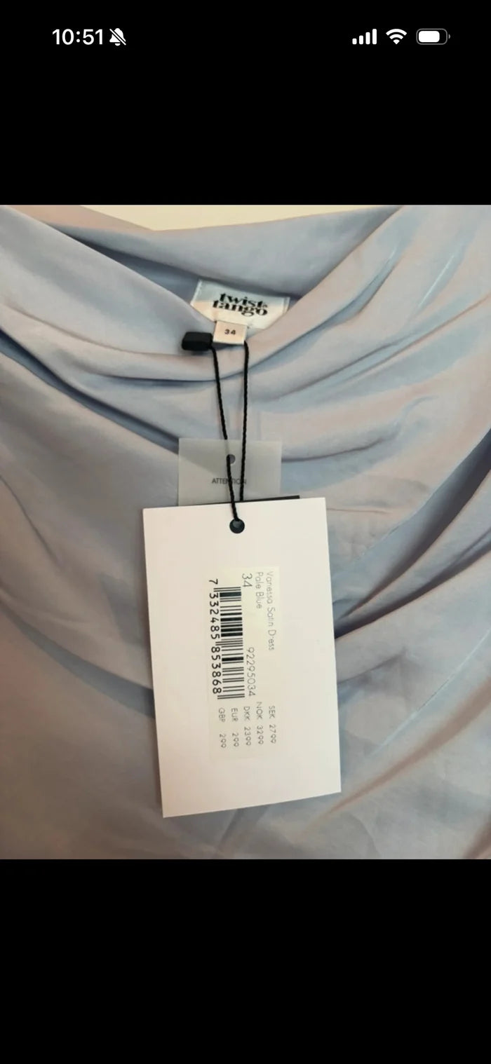 Twist & Tango Vanessa Satin-klänning NWT
