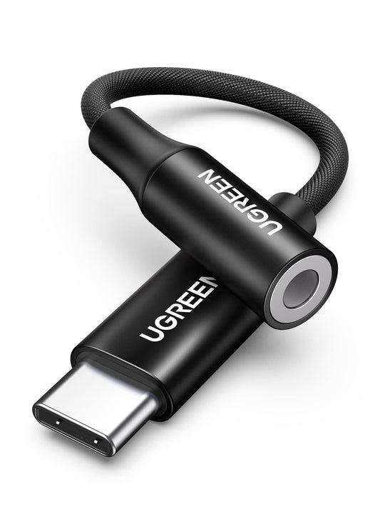 UGREEN USB C To 3.5mm Audio Adapter DAC Chip Compatible With Iphone 15 Pro Max IPAD Mini 6, IPad Pro, Surface Pro 7, XPS, Pro 2020 Headphone Audio Adapter