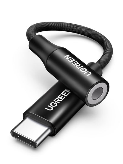 UGREEN USB C To 3.5mm Audio Adapter DAC Chip Compatible With Iphone 15 Pro Max IPAD Mini 6, IPad Pro, Surface Pro 7, XPS, Pro 2020 Headphone Audio Adapter