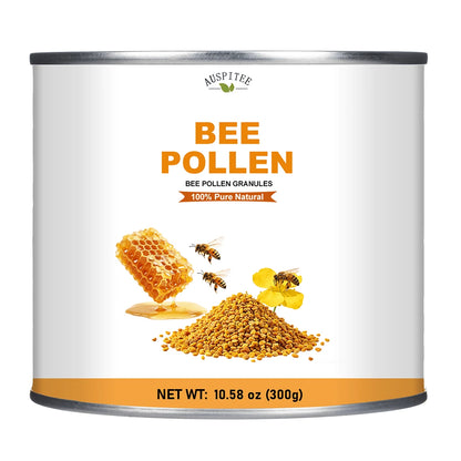 ULTHMOK Bee Pollen, 10.58 Oz (300 G), No Additives, Pure Bee Granules, Bee Pollen Powder