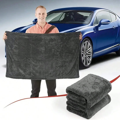 Ultra Fine Fiber Car Cleaning Towel- Absorbent, Professional Glass And Vehicle Detail Cloth, Suitable For Home And Car Maintenance, Car Detail Products| Absorbent Towel| Durable Cleaning Cloth, Car