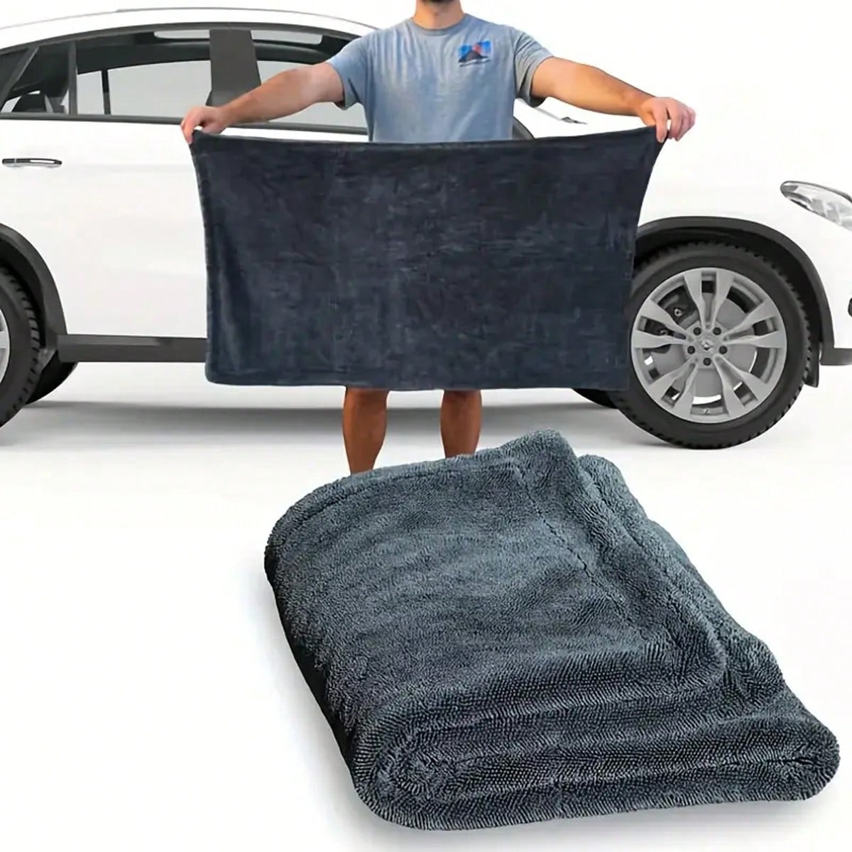 Ultra Fine Fiber Car Cleaning Towel- Absorbent, Professional Glass And Vehicle Detail Cloth, Suitable For Home And Car Maintenance, Car Detail Products| Absorbent Towel| Durable Cleaning Cloth, Car