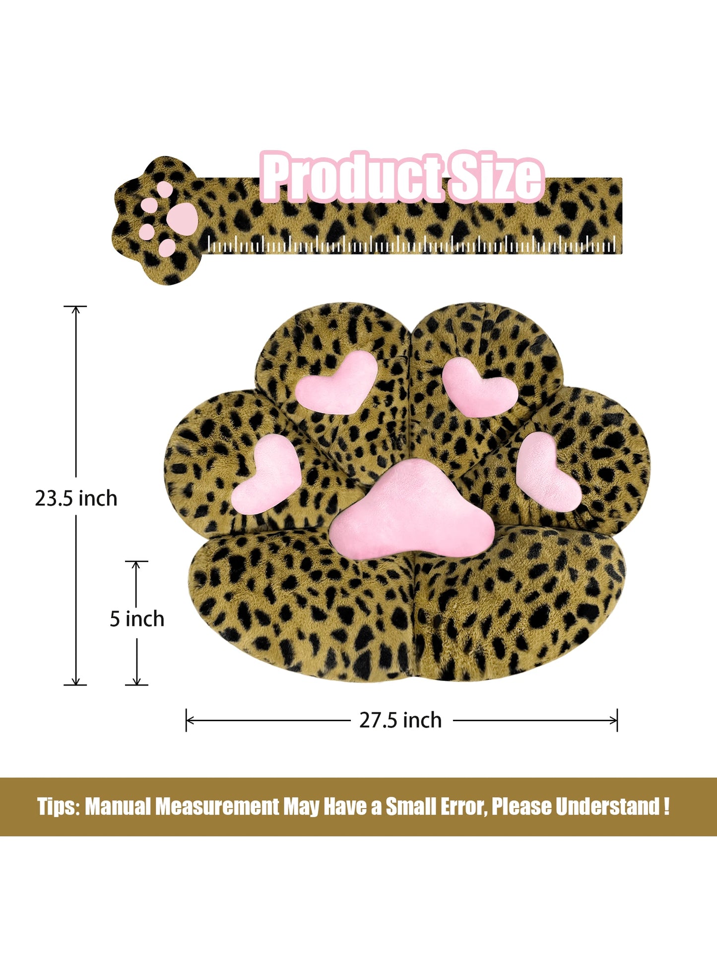 Ultra-Soft L-Shape Floor Seat Cushion- Compact Lounge Chair For Gamers & Home Office- Cozy 28x24 Inch Plush Pad For Dorm Or Apartment- Black & White