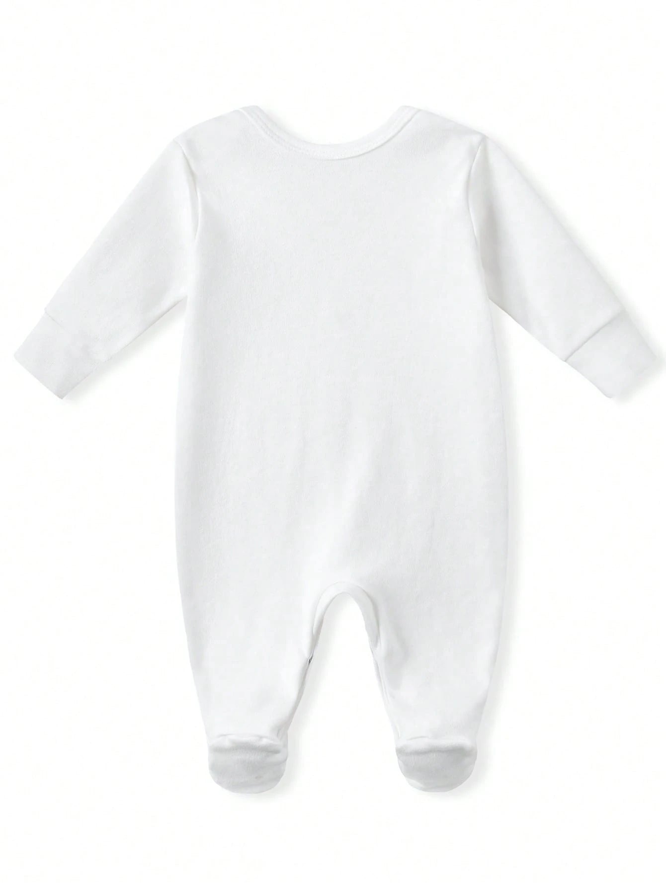 Unisex Baby Footed Romper Sent With A Kiss From Great Grandpa In Heaven Print Long Sleeve Newborn Footie Jumpsuit Infant Autumn One Piece Outfit