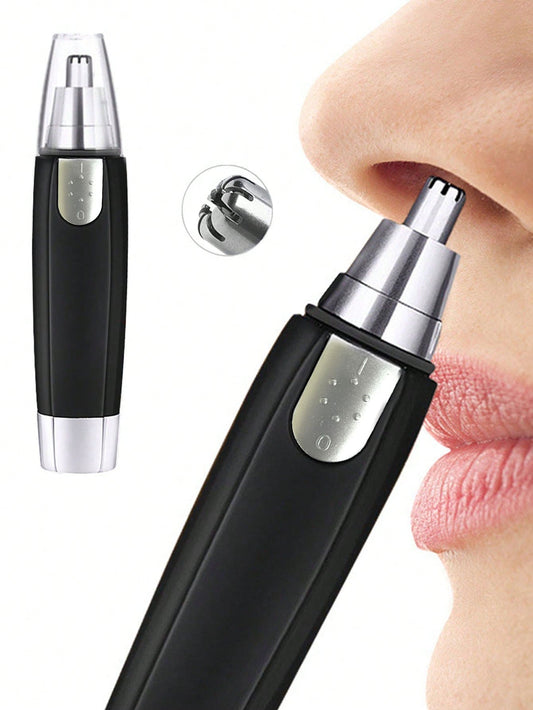 Unisex Waterproof Nose Hair Trimmer- Dual Blade And Quiet Motor, Painless Removal Of Ear And Facial Hair