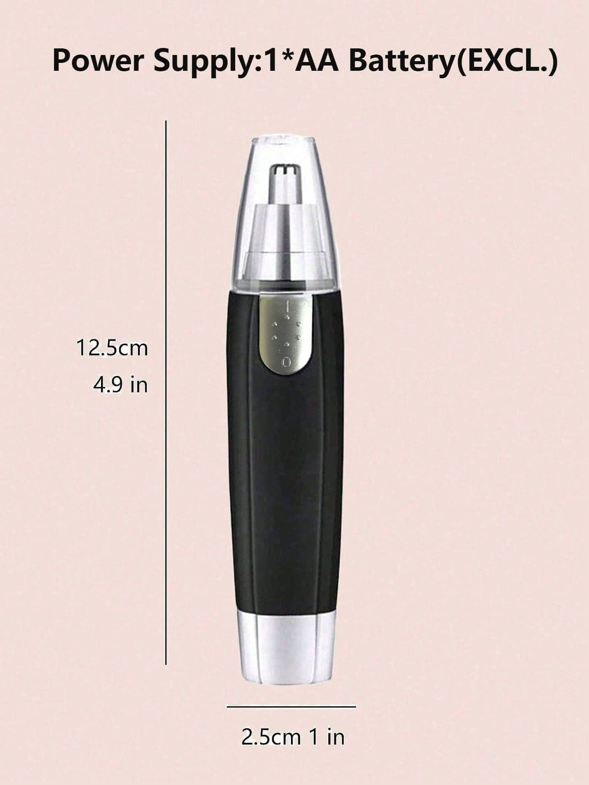Unisex Waterproof Nose Hair Trimmer- Dual Blade And Quiet Motor, Painless Removal Of Ear And Facial Hair