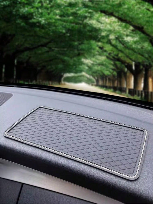 Universal Anti-Slip Car Dashboard Mat, Non-Slip Silicone Gel Car Dashboard Storage Pad, Heat-Resistant Sticky Anti-Slip Pad, Suitable For Phone, Fashion Glasses, Keys, Coins, Small Accessories, Car In