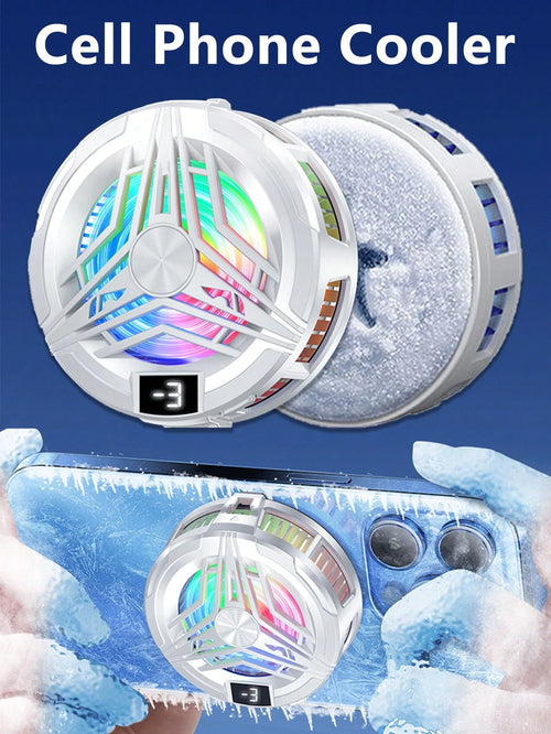 Universal Mini Phone Cooling Fan, Silent Cooler, Turbine Hurricane Gaming Cooler, Phone Cooling Pad, Portable Phone Cooling Fan