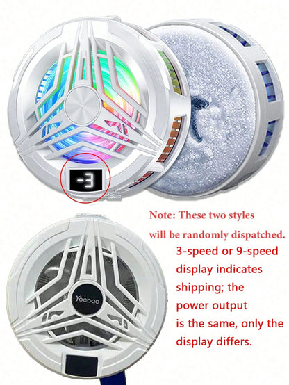 Universal Mini Phone Cooling Fan, Silent Cooler, Turbine Hurricane Gaming Cooler, Phone Cooling Pad, Portable Phone Cooling Fan