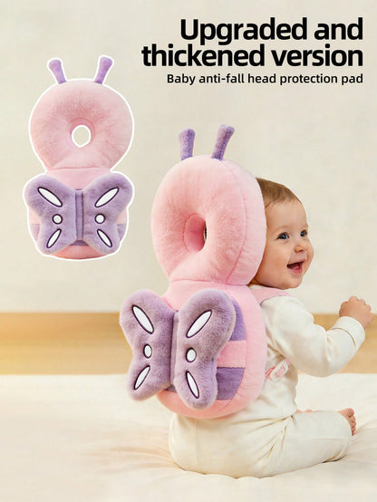 Upgraded Baby Anti-Fall Pillow, Thickened & Widened Toddler Walking Protection Pad, Baby Head Protection Cushion Suitable For Toddlers Learning To Walk And Crawl, Adjustable Baby Head Protection Pad
