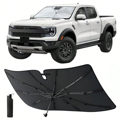 Urella Hield Un Hade For Car Foldable UV Blocker Front Hield Unhade Urella Hade Acceorie With A Pouch Full Ize UV And Pickup Truck And Van Lar- 61"X3"