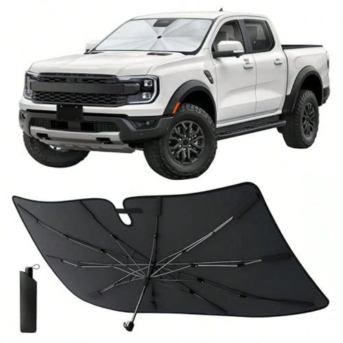 Urella Hield Un Hade For Car Foldable UV Blocker Front Hield Unhade Urella Hade Acceorie With A Pouch Full Ize UV And Pickup Truck And Van Lar- 61"X3"