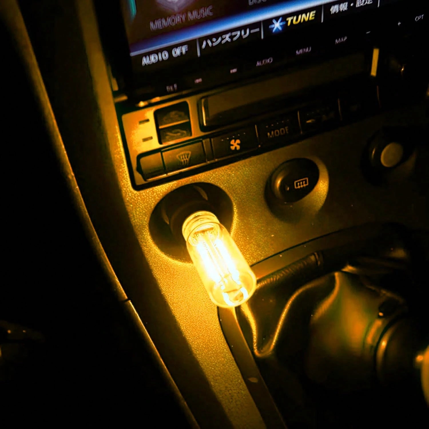 USB LED Car Interior Atmosphere Light, Plug-In USB Automotive Ambient Lighting Retro Lamps,Retro Ceramic LED Glass Bottle Nightlight For Car,Bedroom- Touch Control-Car Decor\Car Stuff\Car Acessesorie