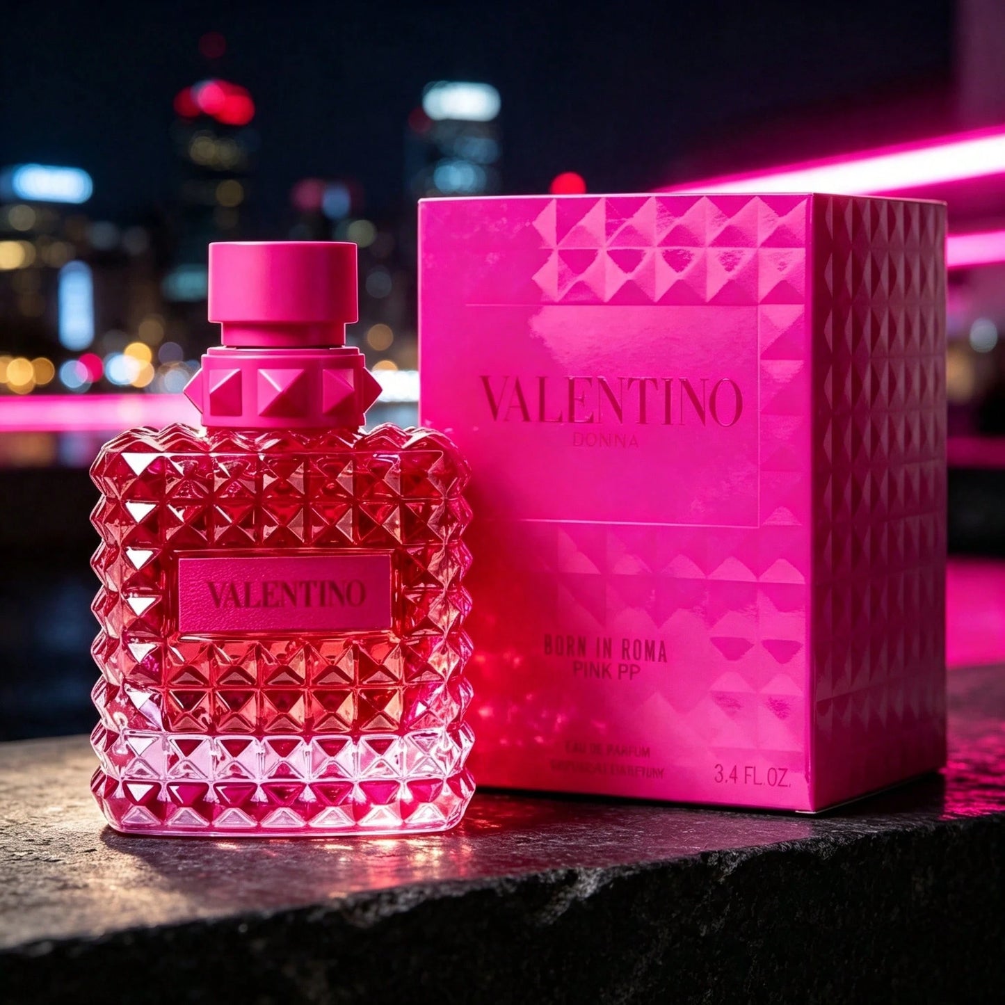 Valentino Donna Born In Roma Pink PP Eau De Parfum Women Spray 3.4oz