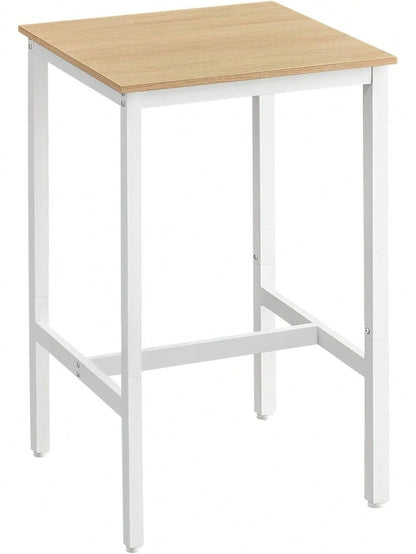VASAGLE Bar Table, Small Kitchen Dining Table, High Top Pub Table, Height Cocktail Table For Living Room Party, Sturdy Metal Frame, 23.6 X 23.6 X 36.2 Inches For Narrow Spaces