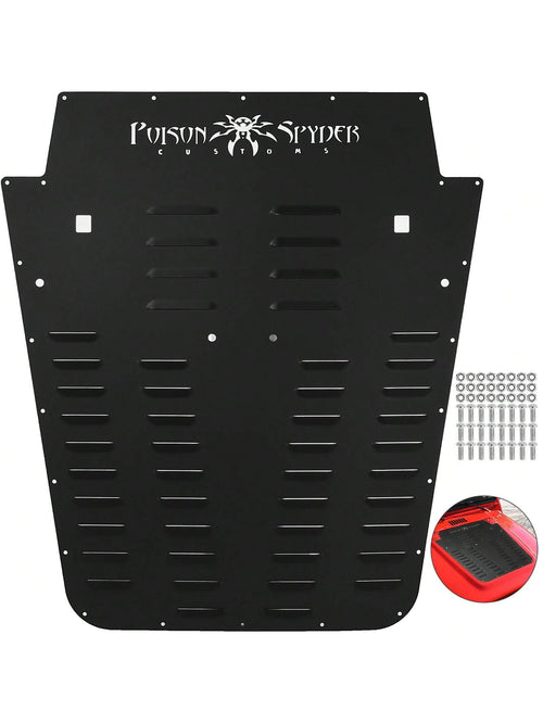 Vented Hood Louvers Black Powder Coated For 2013-2017 JK