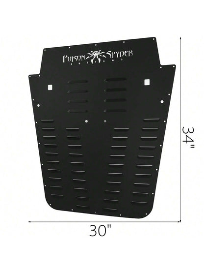 Vented Hood Louvers Black Powder Coated For 2013-2017 JK