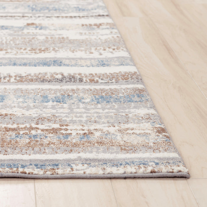 Rizzy Home Area Rugs Ventura Area Rugs VRA746 Beige-Blue in 20 Sizes