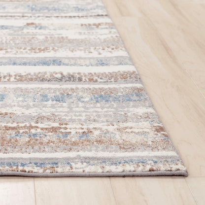 Rizzy Home Area Rugs Ventura Area Rugs VRA746 Beige-Blue in 20 Sizes