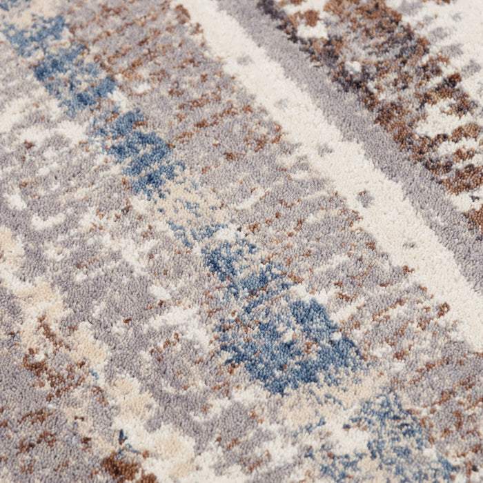 Rizzy Home Area Rugs Ventura Area Rugs VRA746 Beige-Blue in 20 Sizes