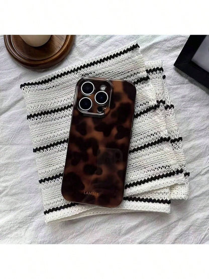 VESPOP Fashionable Leopard Gradient Color Phone Case Compatible With Apple 17 Pro Max/17 Air/ 16 Pro MAX/15 Pro Max/14 Pro/13 Pro/12/11, Personalized Phone Case For Men And Women, Middle Eastern Style