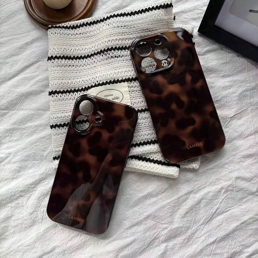 VESPOP Fashionable Leopard Gradient Color Phone Case Compatible With Apple 17 Pro Max/17 Air/ 16 Pro MAX/15 Pro Max/14 Pro/13 Pro/12/11, Personalized Phone Case For Men And Women, Middle Eastern Style