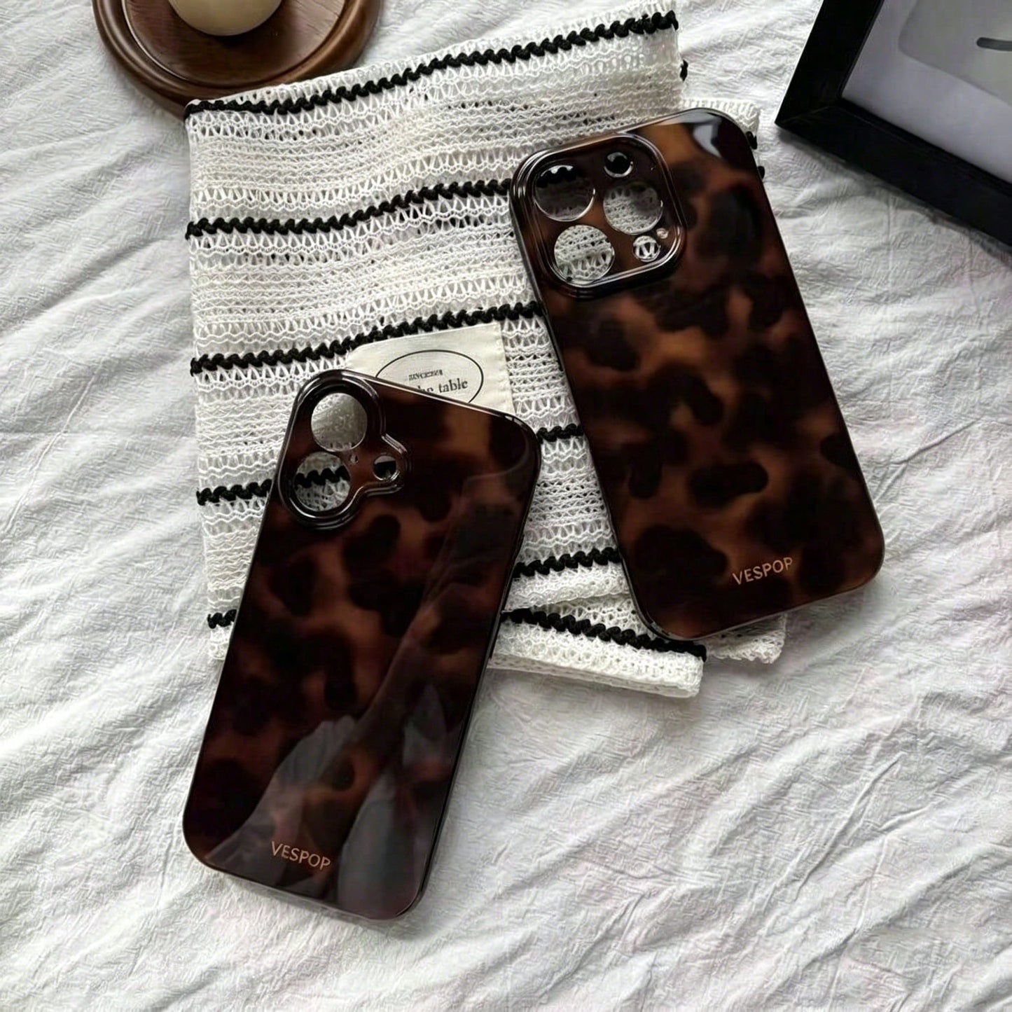 VESPOP Fashionable Leopard Gradient Color Phone Case Compatible With Apple 17 Pro Max/17 Air/ 16 Pro MAX/15 Pro Max/14 Pro/13 Pro/12/11, Personalized Phone Case For Men And Women, Middle Eastern Style