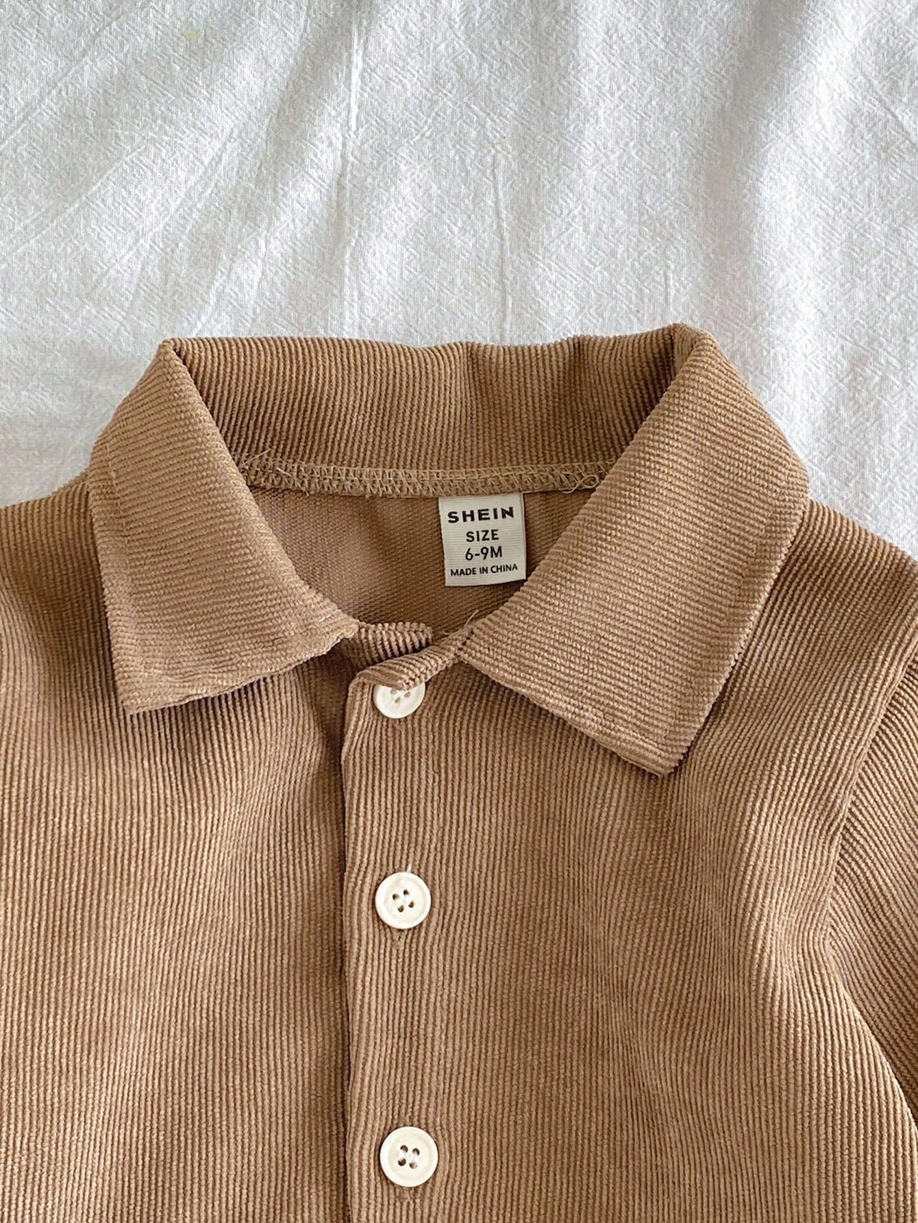 Vintaside Kids Baby Boys Classic 2 Piece Set,Collared Long Sleeve Cardigan Jacket & Beige Trousers,All Shades Of Brown,Autumn,Casual,Family Matching Gentleman Style