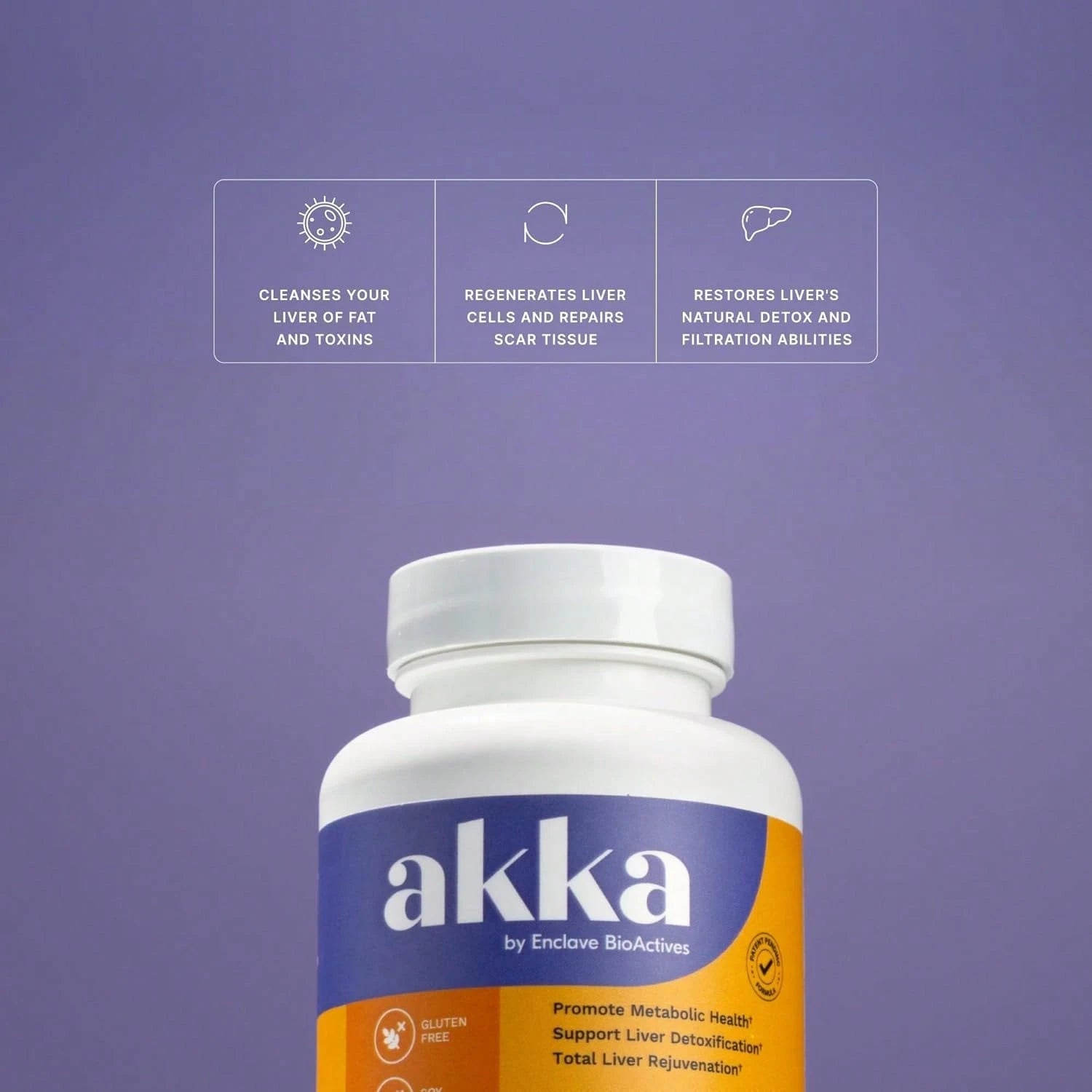 VPOAJ AKKA 3 Pack Premium Liver Cleanse Detox & Repair Superbiotic- Supports Liver Health & Function, Boosts Energy, Digestion & Metabolism With Bioavailable Pasteurized Akkermansia, Non-GMO, Gluten