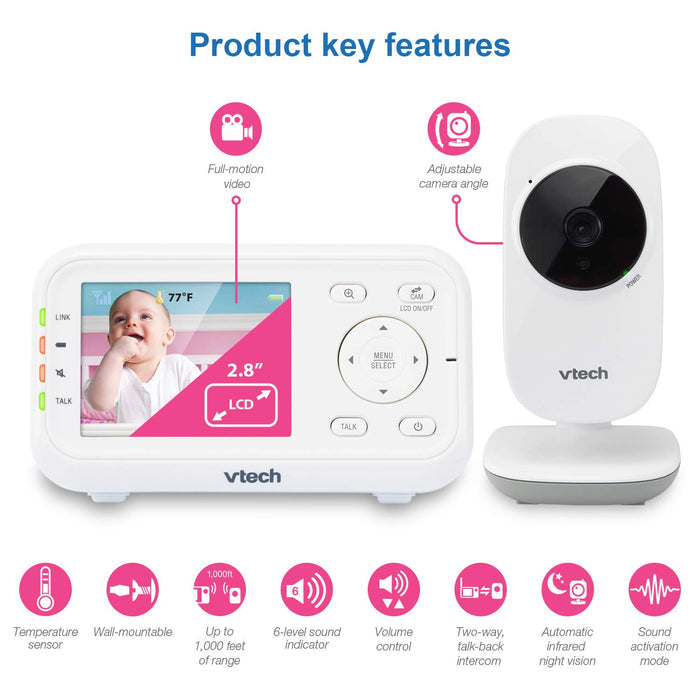 Vtech Digital Video Baby Monitor No WiFi