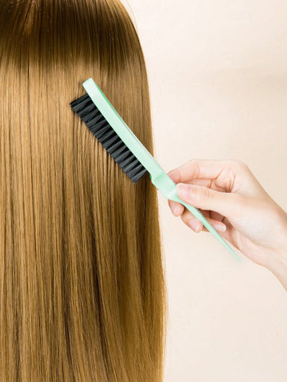 WANMEI 3pcs Hair Styling Brush Set, Including Volumizing Brush, Tail Comb, And Edge Brush, Suitable For Hairline And Nape Brushing, Easy To Detangle And Smooth Hair. This Brush Set Contains Various Ha