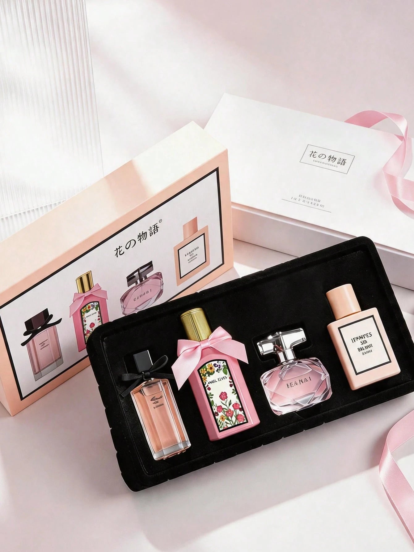 WARMKISS 4-Piece Set Of Fresh And Elegant And Fresh Ladies' Perfumes, Blending The Flavors Of Fresh Fruits And Delicate Floral Scents, Is Naturally Refreshing And Gentle. It Is Suitable For Daily Com