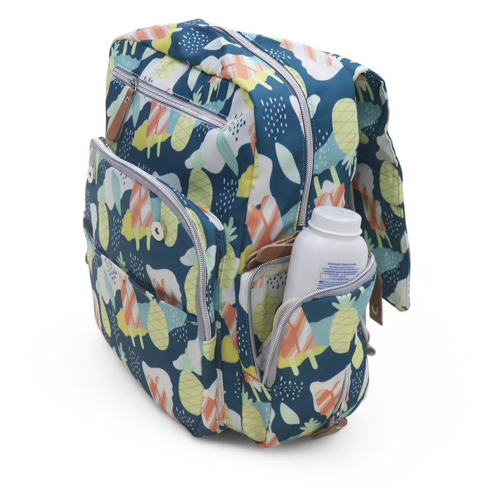 Water Proof Printed Diaper Bag Large Blue Merry