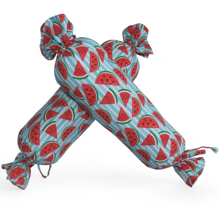 Watermelon - Set of 2 Side Pillows for Kids above 12 Years