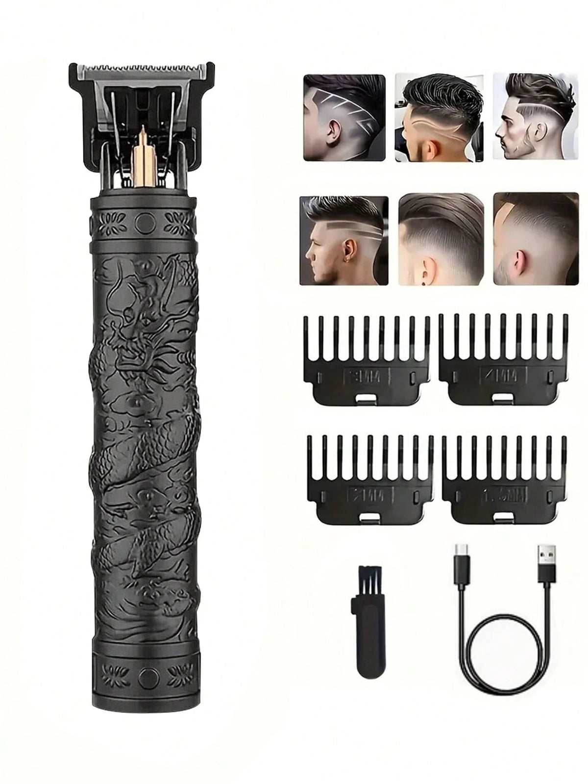WEEME Professional Electric Hair Clipper, Rechargeable, Cordless, Multi-Function Electric Shaver Suitable For Bald Head Haircut, Carving, Fast Charging, Portable Household Electric Scissors, New Model