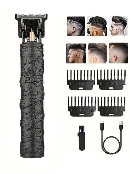 WEEME Professional Electric Hair Clipper, Rechargeable, Cordless, Multi-Function Electric Shaver Suitable For Bald Head Haircut, Carving, Fast Charging, Portable Household Electric Scissors, New Model