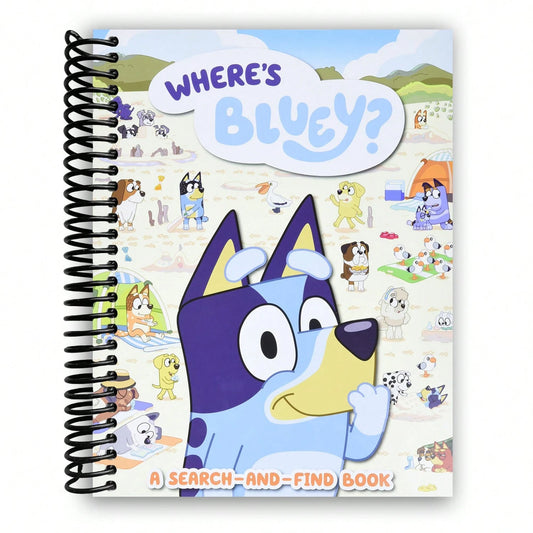 Where's Bluey? Spiral-Bound Search And Find Book For Kids – Official Bluey Activity Book, Look And Find, Hidden Pictures, Seek And Spot Game, Preschool Learning, Early Education, Toddler & Children Ag